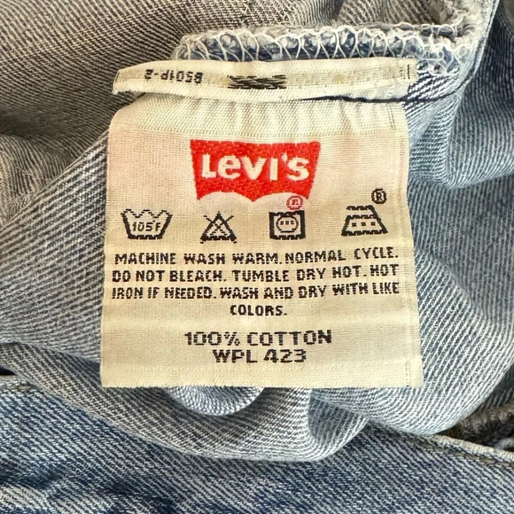 Levis | 501 Jeans Denim Button Fly 2005 Y2K Vintage Straight Leg - Picture 9 of 11